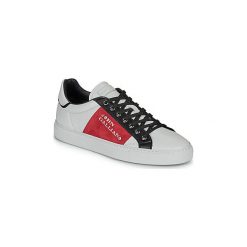 Buty John Galliano 8548. Białe trampki męskie John Galliano, bez wzorów, bez zapięcia. Za 1079,00 zł.