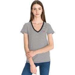 Levi's Perfect Koszulka Czarny. Czarne koszulki damskie Levi's®, s, w paski, z bawełny, bez kołnierzyka. Za 102,95 zł.