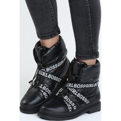 Buty zimowe damskie: Czarne Śniegowce Winter Girl