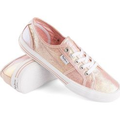 Trampki Pepe Jeans Baker Glam Petal. Szare trampki i tenisówki damskie Pepe Jeans, bez wzorów, z jeansu, bez zapięcia. Za 99,00 zł.