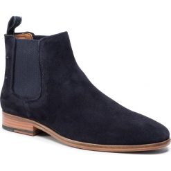 Sztyblety SALAMANDER - Ventino 31-57801-22 Navy/Tan. Niebieskie sztyblety męskie Salamander, ze skóry, bez zapięcia. W wyprzedaży za 309,00 zł.