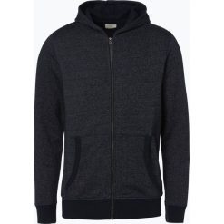 Bluzy męskie: Selected – Męska bluza rozpinana – Simon, niebieski