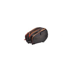 TORBA TENISOWA 100 S szaro-pomarańczowa. Czarne torby męskie sportowe ARTENGO, bez wzorów, z poliesteru, sportowe. Za 69,99 zł.