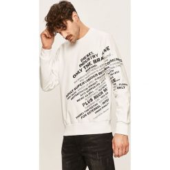 Diesel - Bluza. Czarne bluzy męskie Diesel, s, z nadrukiem, z bawełny, z okrągłym kołnierzem, bez rękawów, bez kaptura. W wyprzedaży za 299,90 zł.