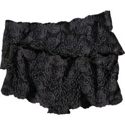 Figi "panty" z koronki (2 pary) bonprix czarny. Czarne majtki damskie bonprix, w koronkowe wzory. Za 35,98 zł.