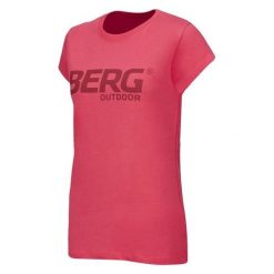 Topy sportowe damskie: BERG OUTDOOR Koszulka OKMOK T-SHIRT różowa r. L (P-10-EL4320700SS14-103-L)