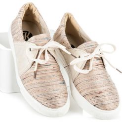 Trampki damskie slip on: Trampki z etnicznym wzorem EVELYN
