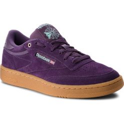Buty Reebok - Club C 85 Mu CN3866 Deep Prple/Malachite Lite. Fioletowe sneakersy męskie Reebok, na co dzień, bez wzorów, ze skóry, bez zapięcia. W wyprzedaży za 279,00 zł.