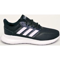 Adidas - Buty Runfalcon. Niebieskie buty sportowe damskie Adidas, bez wzorów, z gumy, sportowe. Za 199,90 zł.