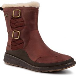 Śniegowce MERRELL - Tremblant Ezra Zip Polar Wp J99332 Brun Clair. Czerwone kozaki damskie Merrell, na zimę, ze skóry, na niskim obcasie, bez zapięcia. W wyprzedaży za 399,00 zł.