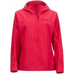 Marmot Wm's Minimalist Jacket Hibiscus L. Czerwone kamizelki damskie marki Marmot, s, bez wzorów, z gore-texu, sportowe, bez kaptura. W wyprzedaży za 699,00 zł.