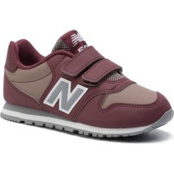 Sneakersy NEW BALANCE - YV500EC Bordowy. Czerwone trampki chłopięce New Balance, bez wzorów, ze skóry ekologicznej, na rzepy. Za 199,00 zł.