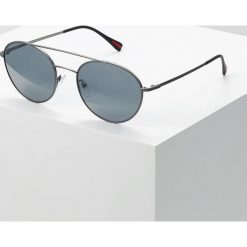 Prada Linea Rossa Okulary przeciwsłoneczne matte gunmetal/light grey mirror black. Szare okulary przeciwsłoneczne męskie aviatory Prada Linea Rossa. Za 839,00 zł.