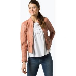 Gipsy - Damska kurtka skórzana – Macy, różowy. Różowe kurtki damskie Gipsy, l, bez wzorów, eleganckie, bez kaptura. Za 549,95 zł.