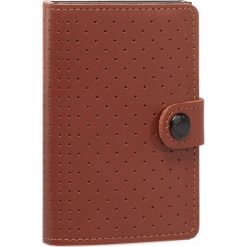 Mały Portfel Męski SECRID - Miniwallet Perforated MPF Cognac. Pomarańczowe portfele męskie Secrid, bez wzorów, ze skóry. Za 249,00 zł.