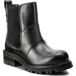 Sztyblety TWINSET - Beatles CA7TG1 Nero 00006. Czarne botki damskie skórzane Twinset, bez obcasa, na obcasie, bez zapięcia. W wyprzedaży za 639,00 zł.