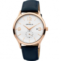 Zegarek kwarcowy w kolorze niebiesko-biało-różowozłotym. Niebieskie, analogowe zegarki męskie Esprit Watches, metalowe. W wyprzedaży za 136,95 zł.