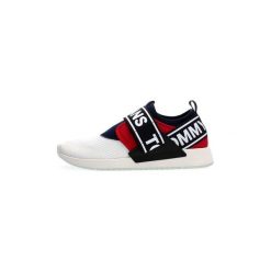 Buty Tommy Hilfiger EM0EM00220 FLEXI SNEAKER. Szare trampki męskie TOMMY HILFIGER, bez wzorów, bez zapięcia. Za 322,59 zł.