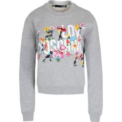 Bluza Love Moschino. Szare bluzki damskie bez wzorów, bez rękawów, bez kaptura. Za 429,00 zł.