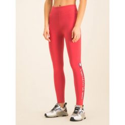 Legginsy Tommy Sport S10S100090. Czerwone spodnie damskie Tommy Sport, s, z elastanu. W wyprzedaży za 179,00 zł.