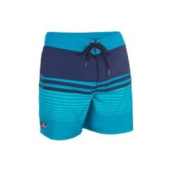 Spodenki Guethary Waves. Niebieskie kąpielówki męskie marki TRIBORD. W wyprzedaży za 49,99 zł.