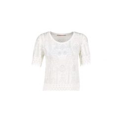 T-shirty z krótkim rękawem Desigual ROMINESSA. Białe t-shirty damskie marki Desigual, l. Za 168,35 zł.