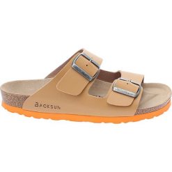 Buty damskie: Klapki w kolorze jasnobrązowym