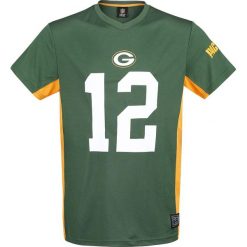 NFL Green Bay Packers Rodgers #12 T-Shirt zielony. Zielone koszulki męskie NFL, m, z nadrukiem, z dekoltem na plecach, krótkie. Za 79,90 zł.