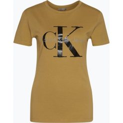 T-shirty damskie: Calvin Klein Jeans – T-shirt damski, zielony