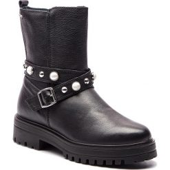 Trapery IGI&CO - 2174800 Nero. Czarne trapery damskie IGI&CO, ze skóry, bez obcasa, bez zapięcia. W wyprzedaży za 319,00 zł.