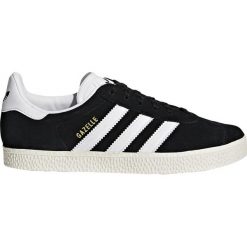 BUTY GAZELLE. Żółte trampki i tenisówki damskie Adidas, w paski, z gumy, z paskami. Za 249,99 zł.