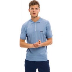 Galvanni Koszulka Polo Męska Hereford M Jasnoniebieski. Niebieskie koszulki męskie GALVANNI, m, bez wzorów, z materiału, klasyczne, polo, bez rękawów. Za 289,00 zł.