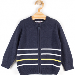 Sweter. Niebieskie swetry chłopięce marki UNDER THE SEA, z bawełny. Za 34,90 zł.