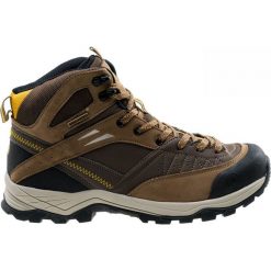 Buty trekkingowe męskie: ELBRUS Buty męskie Delen MID WP Dark Brown / Corn / Black r. 45