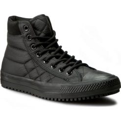 Trampki CONVERSE - Ctas Boot Pc Hi 153669C Black/Black/Black. Czarne półbuty męskie Converse, na co dzień, bez wzorów, z gumy, eleganckie, bez zapięcia. W wyprzedaży za 299,00 zł.