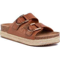 Espadryle XTI - 34287 Camel. Pomarańczowe espadryle damskie Xti, bez wzorów, ze skóry ekologicznej, bez obcasa. Za 209,00 zł.