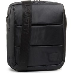 Saszetka LANETTI - BMR-S-036-10-03 Black. Czarne torby męskie skórzane Lanetti, bez wzorów, z materiału, młodzieżowe. Za 79,99 zł.