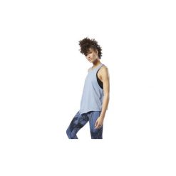 Topy na ramiączkach / T-shirty bez rękawów Reebok Sport Top Muscle. Niebieskie topy damskie marki Reebok Sport, s. Za 129,00 zł.