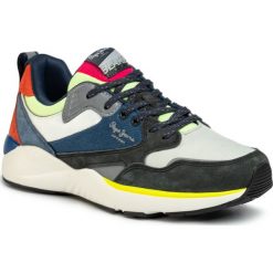 Sneakersy PEPE JEANS - Blake X73 PMS30596 Antracite 982. Niebieskie sneakersy męskie Pepe Jeans, bez zapięcia. W wyprzedaży za 339,00 zł.