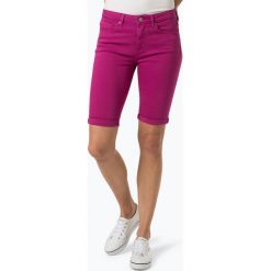 Tommy Hilfiger - Damskie krótkie spodenki jeansowe, lila. Szare szorty damskie TOMMY HILFIGER, bez wzorów, z jeansu, eleganckie. Za 399,95 zł.