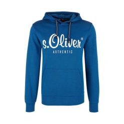 S.Oliver Bluza Męska L Niebieski. Niebieskie bluzy męskie marki S.Oliver, s, z napisami. Za 159,00 zł.