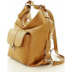 Plecaki damskie: skórzany plecak camel DAISY