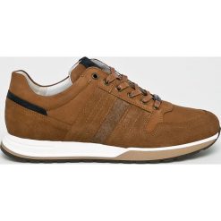 Wojas - Buty. Pomarańczowe sneakersy męskie Wojas, ze skóry, na sznurówki. W wyprzedaży za 189,90 zł.