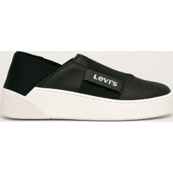 Levi's - Buty. Czarne buty sportowe damskie Levi's®, ze skóry ekologicznej. W wyprzedaży za 319,90 zł.