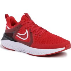 Buty NIKE - Legend React 2 AT1368 600 University Red/White/Black. Czerwone buty sportowe męskie Nike, z tworzywa sztucznego, bez zapięcia, do biegania. W wyprzedaży za 299,00 zł.