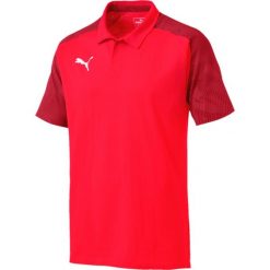 Puma Cup Sideline Polo Koszulka Czerwony. Czerwone podkoszulki męskie Puma, xl, bez wzorów, z bawełny, polo, bez rękawów. Za 150,95 zł.
