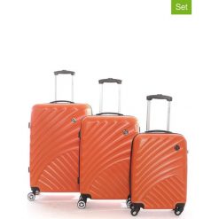 Walizki: Walizki (3 szt.) „Santoni” w kolorze pomarańczowym