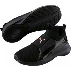 Puma Damskie Buty Sportowe Rebe Mid Wns Ep Black Bl 39. Czarne buty damskie do fitnessu marki Puma. W wyprzedaży za 219,00 zł.