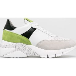 Tamaris - Buty. Białe buty sportowe damskie Tamaris, bez wzorów, ze skóry, sportowe. W wyprzedaży za 219,90 zł.
