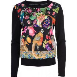 Desigual sweter damski Astrix S czarny. Czarne swetry damskie Desigual, s, bez wzorów, eleganckie, bez rękawów, bez kaptura. W wyprzedaży za 299,00 zł.